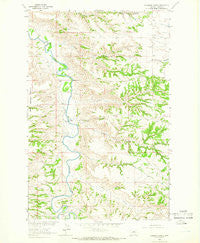 Anderson Bridge Montana Historical topographic map, 1:24000 scale, 7.5 X 7.5 Minute, Year 1964