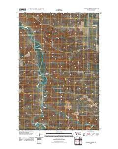 Anderson Bridge Montana Historical topographic map, 1:24000 scale, 7.5 X 7.5 Minute, Year 2011