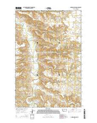 Anderson Bridge Montana Current topographic map, 1:24000 scale, 7.5 X 7.5 Minute, Year 2014
