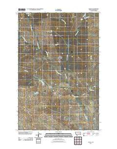 Angela Montana Historical topographic map, 1:24000 scale, 7.5 X 7.5 Minute, Year 2011