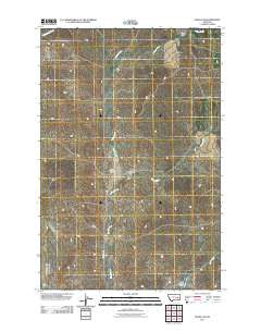 Angela NE Montana Historical topographic map, 1:24000 scale, 7.5 X 7.5 Minute, Year 2011