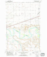 Antelope Butte Montana Historical topographic map, 1:24000 scale, 7.5 X 7.5 Minute, Year 1965