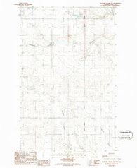 Antelope Coulee NW Montana Historical topographic map, 1:24000 scale, 7.5 X 7.5 Minute, Year 1986