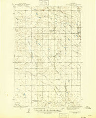 Antelope Coulee Montana Historical topographic map, 1:62500 scale, 15 X 15 Minute, Year 1943