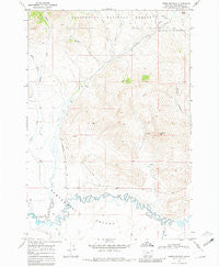 Antelope Peak Montana Historical topographic map, 1:24000 scale, 7.5 X 7.5 Minute, Year 1968