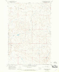 Antelope Springs Montana Historical topographic map, 1:24000 scale, 7.5 X 7.5 Minute, Year 1965