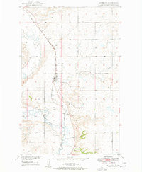 Antelope Montana Historical topographic map, 1:24000 scale, 7.5 X 7.5 Minute, Year 1949