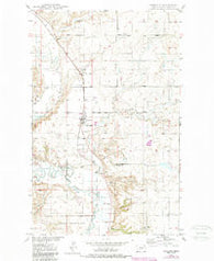Antelope Montana Historical topographic map, 1:24000 scale, 7.5 X 7.5 Minute, Year 1948