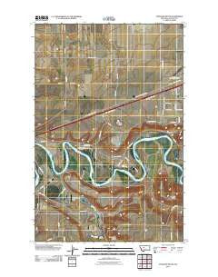 Antelope Butte Montana Historical topographic map, 1:24000 scale, 7.5 X 7.5 Minute, Year 2011