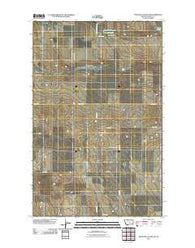 Antelope Coulee NW Montana Historical topographic map, 1:24000 scale, 7.5 X 7.5 Minute, Year 2011
