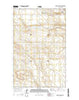 Antelope Coulee NW Montana Current topographic map, 1:24000 scale, 7.5 X 7.5 Minute, Year 2014