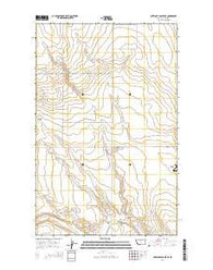 Antelope Coulee SE Montana Current topographic map, 1:24000 scale, 7.5 X 7.5 Minute, Year 2014