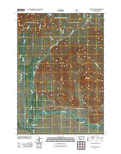Antelope Peak Montana Historical topographic map, 1:24000 scale, 7.5 X 7.5 Minute, Year 2011