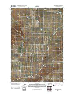 Antelope Point Montana Historical topographic map, 1:24000 scale, 7.5 X 7.5 Minute, Year 2011