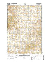 Antelope Point Montana Current topographic map, 1:24000 scale, 7.5 X 7.5 Minute, Year 2014