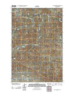 Antelope Springs Montana Historical topographic map, 1:24000 scale, 7.5 X 7.5 Minute, Year 2011