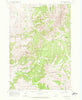 Antone Peak Montana Historical topographic map, 1:24000 scale, 7.5 X 7.5 Minute, Year 1968