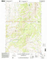 Antone Peak Montana Historical topographic map, 1:24000 scale, 7.5 X 7.5 Minute, Year 1997