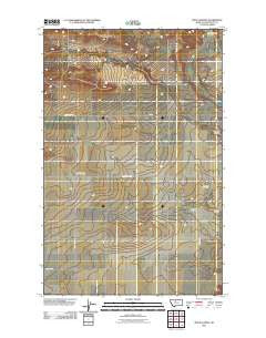Apple School Montana Historical topographic map, 1:24000 scale, 7.5 X 7.5 Minute, Year 2011