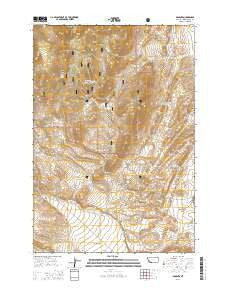 Argenta Montana Current topographic map, 1:24000 scale, 7.5 X 7.5 Minute, Year 2014