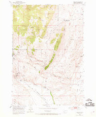 Argenta Montana Historical topographic map, 1:24000 scale, 7.5 X 7.5 Minute, Year 1952