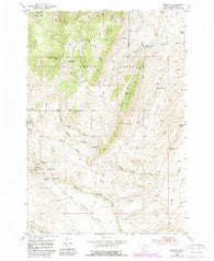 Argenta Montana Historical topographic map, 1:24000 scale, 7.5 X 7.5 Minute, Year 1952