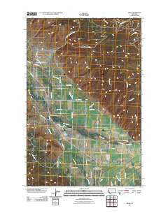 Arlee Montana Historical topographic map, 1:24000 scale, 7.5 X 7.5 Minute, Year 2011