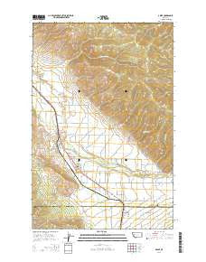 Arlee Montana Current topographic map, 1:24000 scale, 7.5 X 7.5 Minute, Year 2014