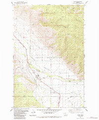 Arlee Montana Historical topographic map, 1:24000 scale, 7.5 X 7.5 Minute, Year 1984