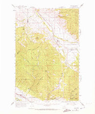 Arlee Montana Historical topographic map, 1:62500 scale, 15 X 15 Minute, Year 1959