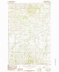 Armells Montana Historical topographic map, 1:24000 scale, 7.5 X 7.5 Minute, Year 1985