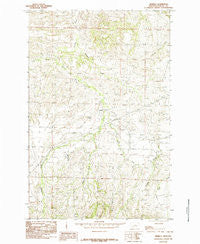 Armells Montana Historical topographic map, 1:24000 scale, 7.5 X 7.5 Minute, Year 1985