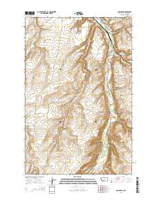 Armington Montana Current topographic map, 1:24000 scale, 7.5 X 7.5 Minute, Year 2014