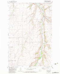 Armington Montana Historical topographic map, 1:24000 scale, 7.5 X 7.5 Minute, Year 1982