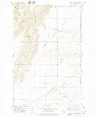 Arrow Creek Montana Historical topographic map, 1:24000 scale, 7.5 X 7.5 Minute, Year 1979