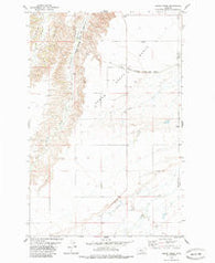 Arrow Creek Montana Historical topographic map, 1:24000 scale, 7.5 X 7.5 Minute, Year 1979