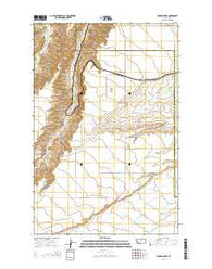 Arrow Creek Montana Current topographic map, 1:24000 scale, 7.5 X 7.5 Minute, Year 2014