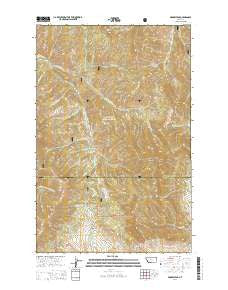 Arrow Peak Montana Current topographic map, 1:24000 scale, 7.5 X 7.5 Minute, Year 2014