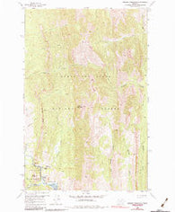 Arsenic Mountain Montana Historical topographic map, 1:24000 scale, 7.5 X 7.5 Minute, Year 1958