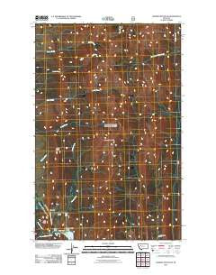 Arsenic Mountain Montana Historical topographic map, 1:24000 scale, 7.5 X 7.5 Minute, Year 2011