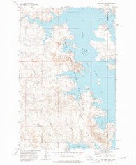 Ash Creek East Montana Historical topographic map, 1:24000 scale, 7.5 X 7.5 Minute, Year 1972