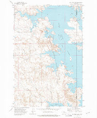 Ash Creek East Montana Historical topographic map, 1:24000 scale, 7.5 X 7.5 Minute, Year 1972