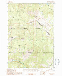 Ash Mountain Montana Historical topographic map, 1:24000 scale, 7.5 X 7.5 Minute, Year 1987