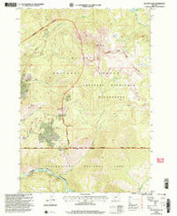 Ash Mountain Montana Historical topographic map, 1:24000 scale, 7.5 X 7.5 Minute, Year 2000