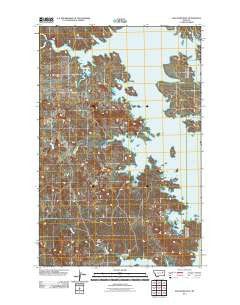 Ash Creek East Montana Historical topographic map, 1:24000 scale, 7.5 X 7.5 Minute, Year 2011