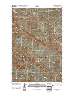 Ash Creek West Montana Historical topographic map, 1:24000 scale, 7.5 X 7.5 Minute, Year 2011