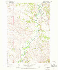 Ashland Montana Historical topographic map, 1:24000 scale, 7.5 X 7.5 Minute, Year 1966