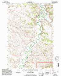 Ashland Montana Historical topographic map, 1:24000 scale, 7.5 X 7.5 Minute, Year 1995