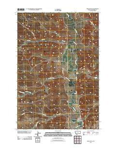 Ashland NE Montana Historical topographic map, 1:24000 scale, 7.5 X 7.5 Minute, Year 2011