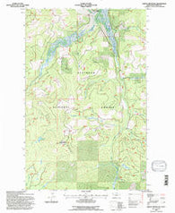 Ashley Mountain Montana Historical topographic map, 1:24000 scale, 7.5 X 7.5 Minute, Year 1994